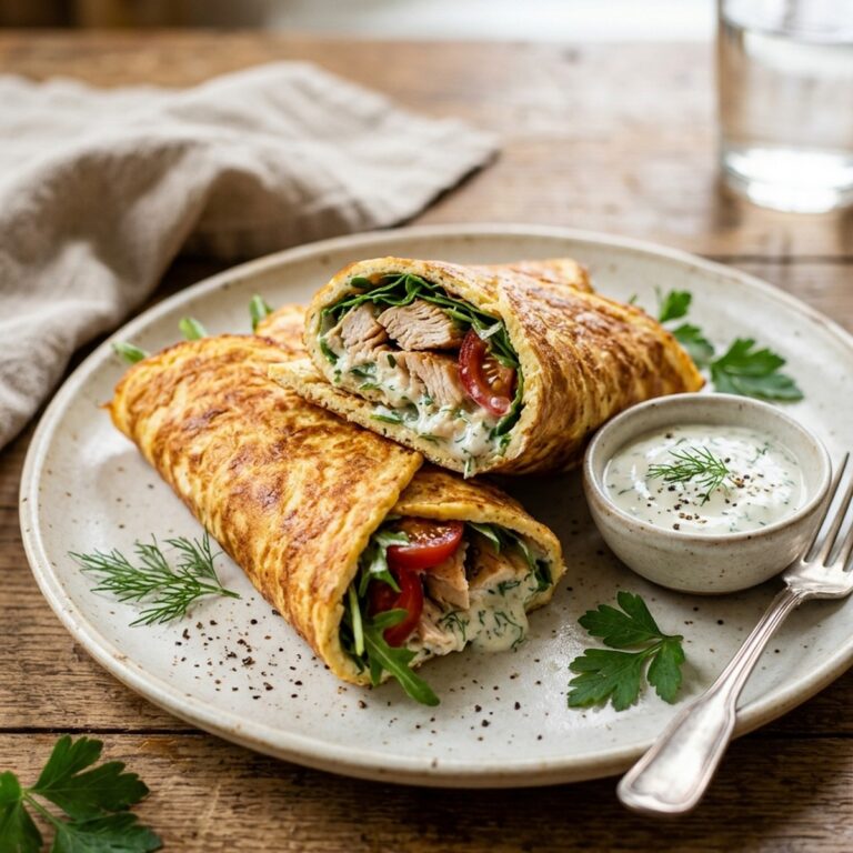 2-Ingredient Cottage Cheese Wraps