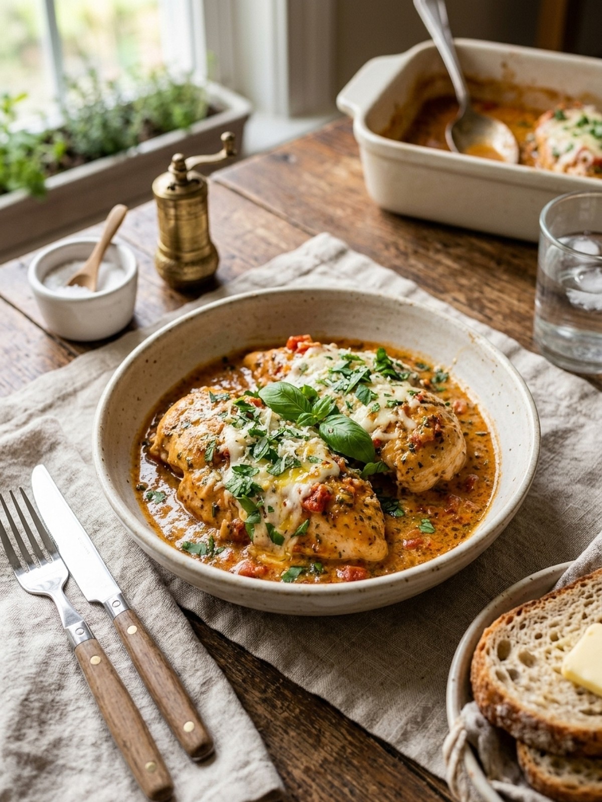 Step by step preparation of 3 Ingredient Italian Chicken
