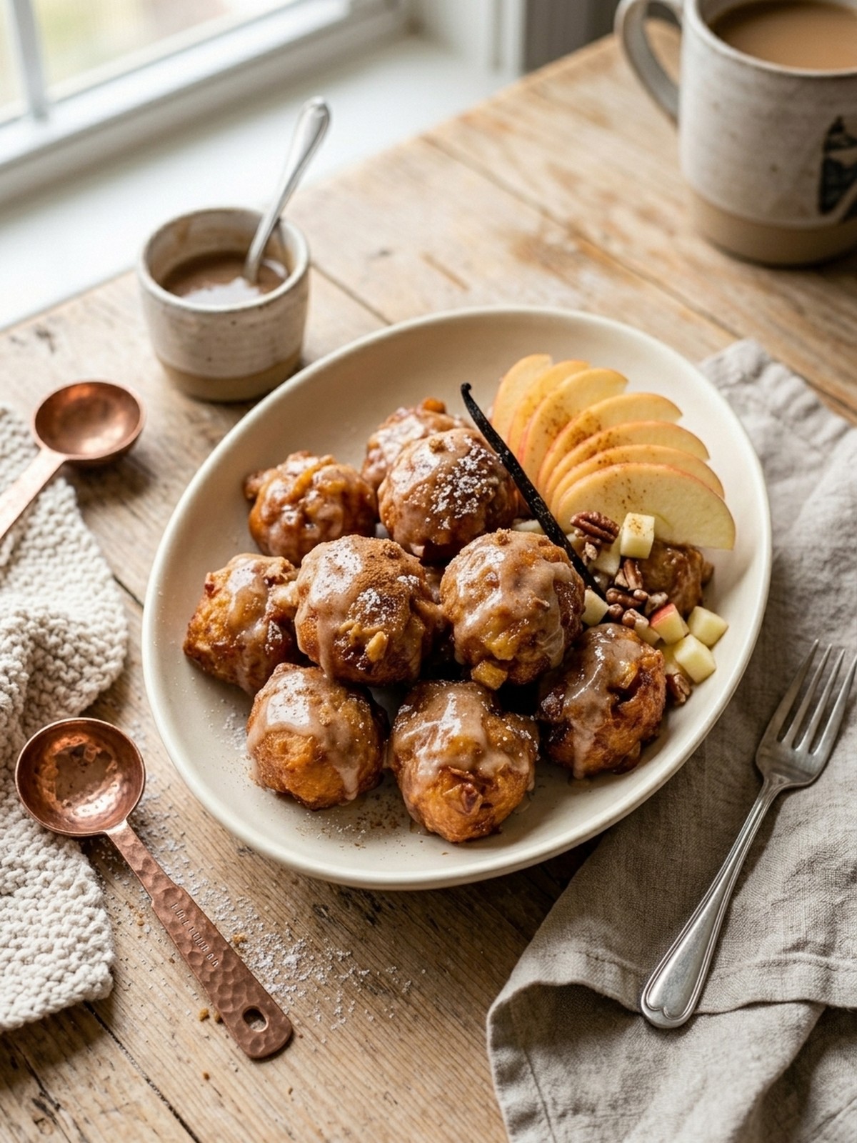 Serving and variation ideas for Apple Fritter Bites