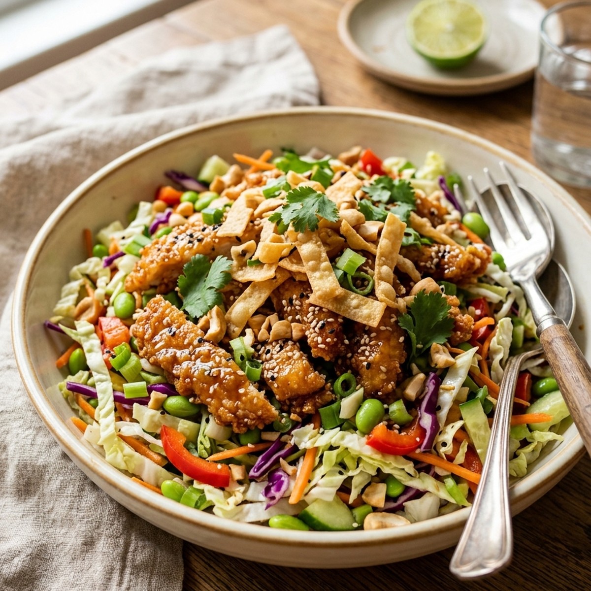 Asian Chicken Crunch Salad