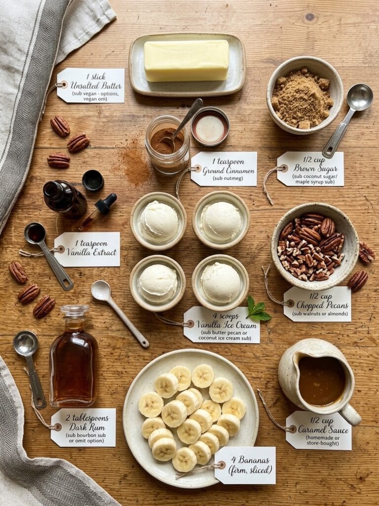 Banana Foster With Pecans & Caramel-2
