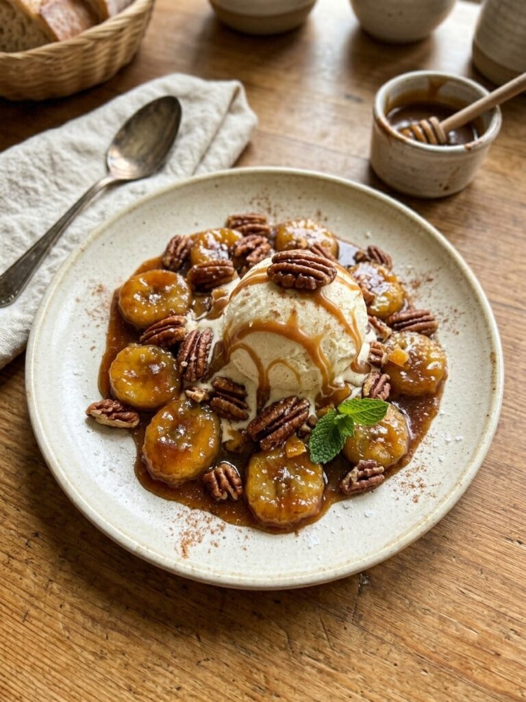 Banana Foster With Pecans & Caramel-4