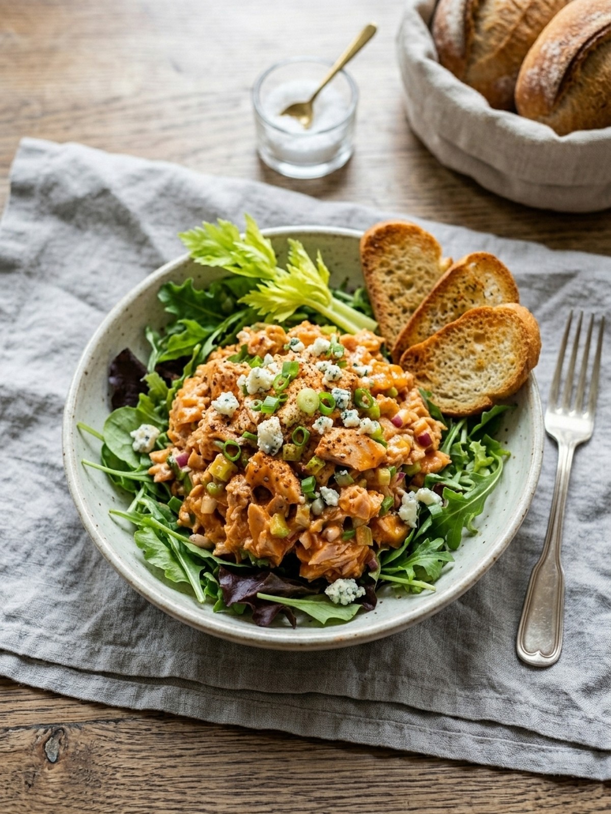 Serving and variation ideas for Buffalo Tuna Salad