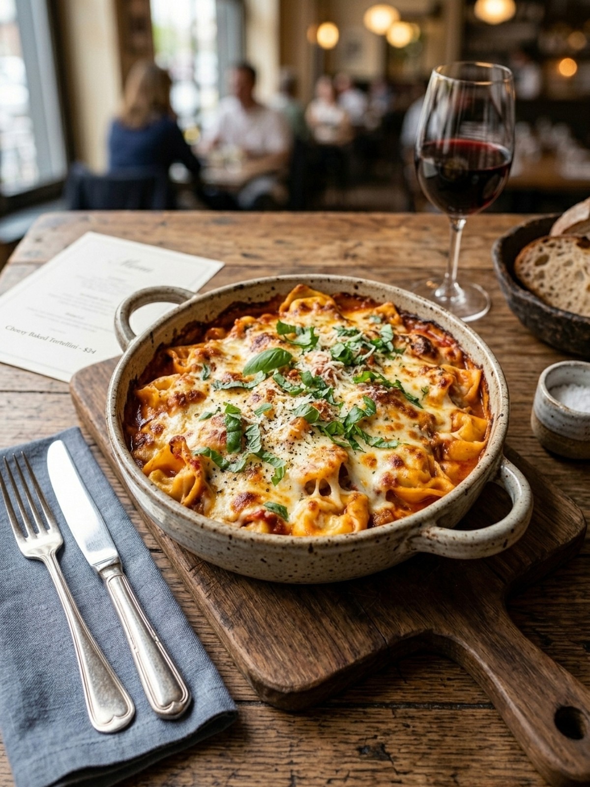 Serving and variation ideas for Cheesy Baked Tortellini
