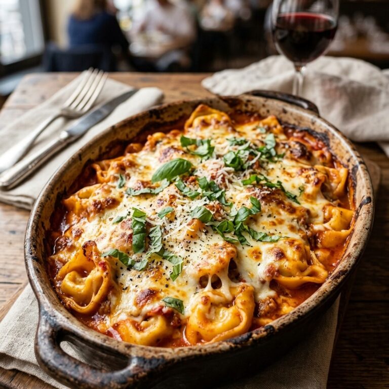 Cheesy Baked Tortellini