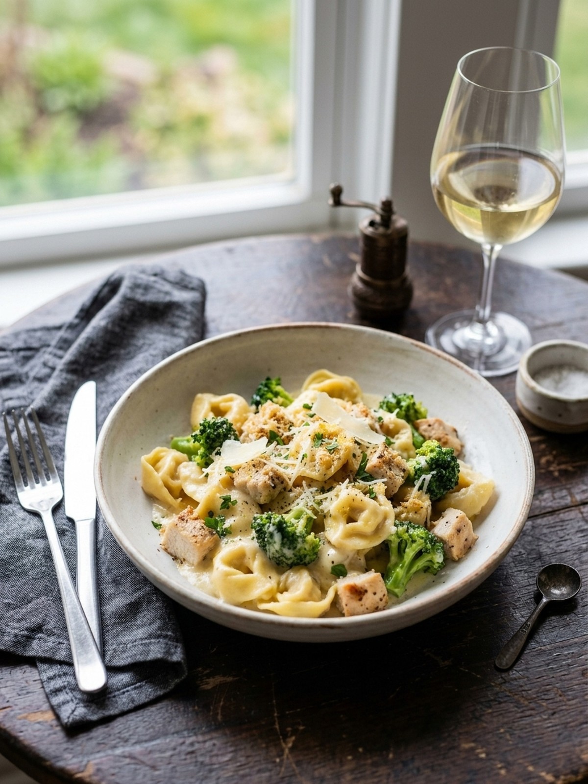 Serving and variation ideas for Cheesy Chicken Broccoli Tortellini