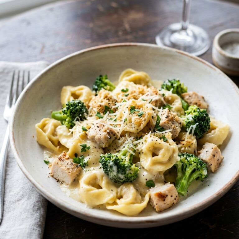 Cheesy Chicken Broccoli Tortellini