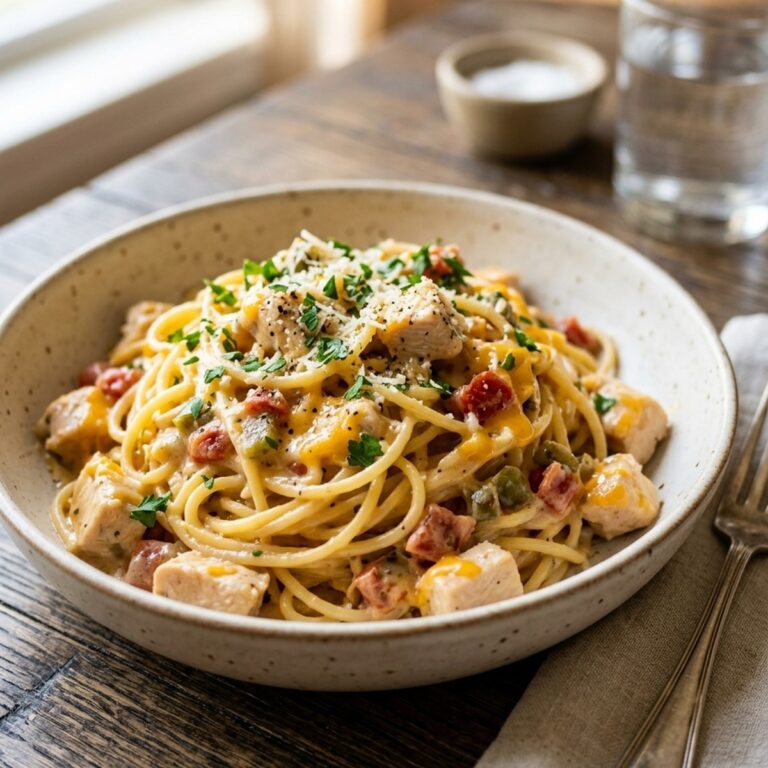 Chicken Spaghetti With Rotel