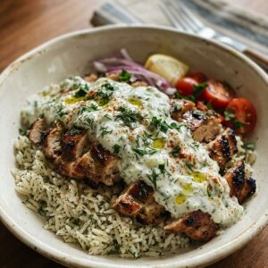 Chicken Tzatziki Rice
