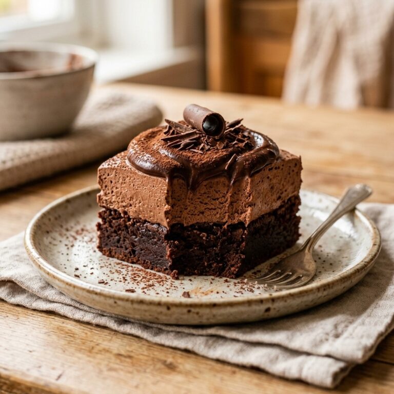 Chocolate Mousse Brownies