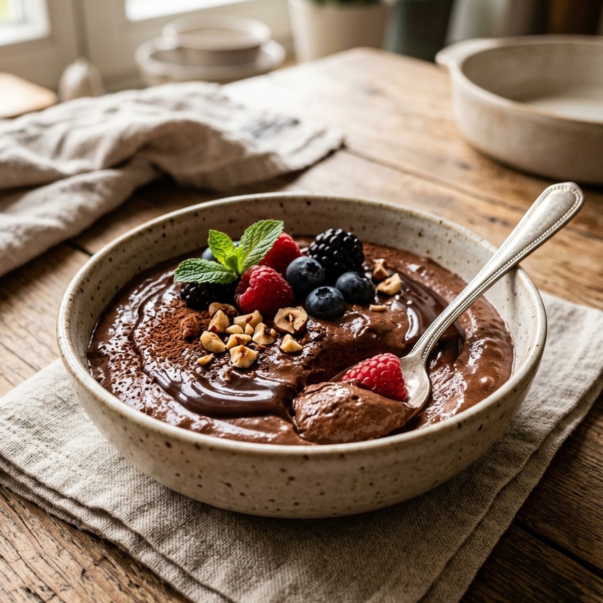 Cottage Cheese Chocolate Mousse