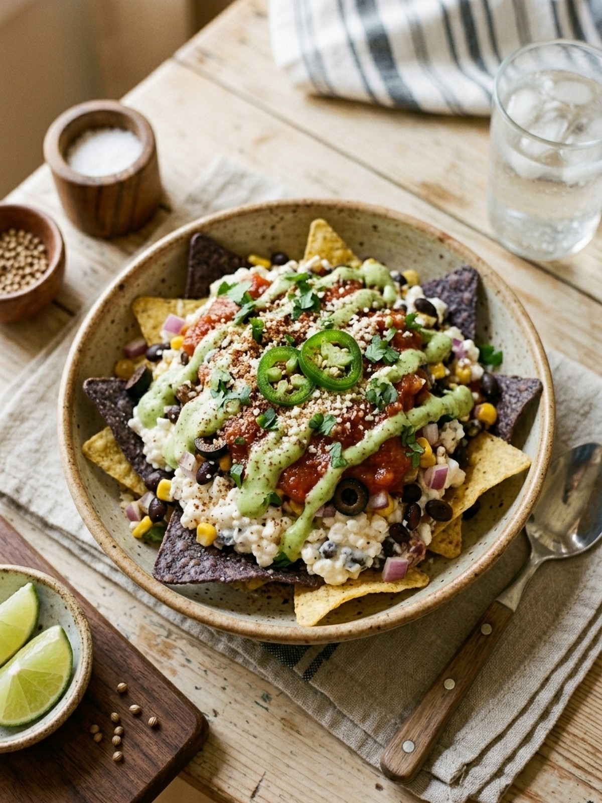 Serving and variation ideas for Cottage Cheese Nacho Bowl