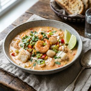 Creamy Seafood And Shrimp Chili