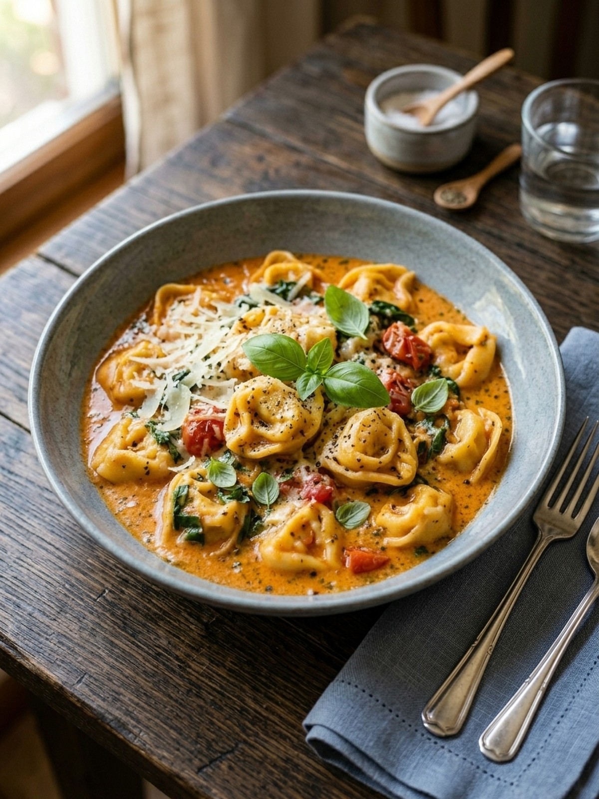 Serving and variation ideas for Creamy Tomato Tortellini