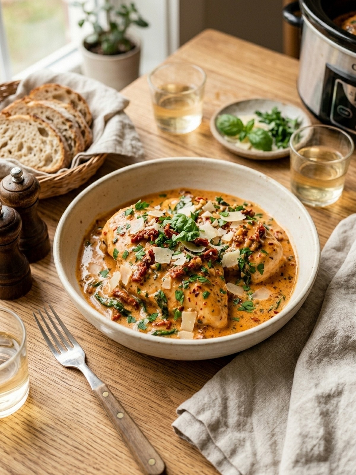 Serving and variation ideas for Crockpot Marry Me Chicken