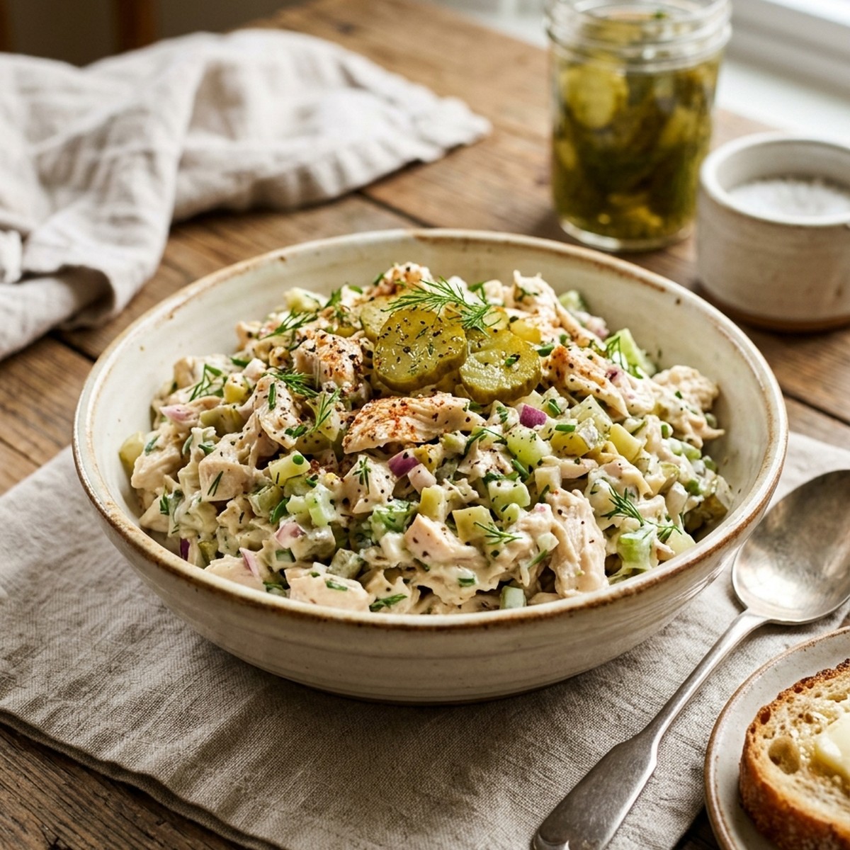 Dill Pickle Chicken Salad