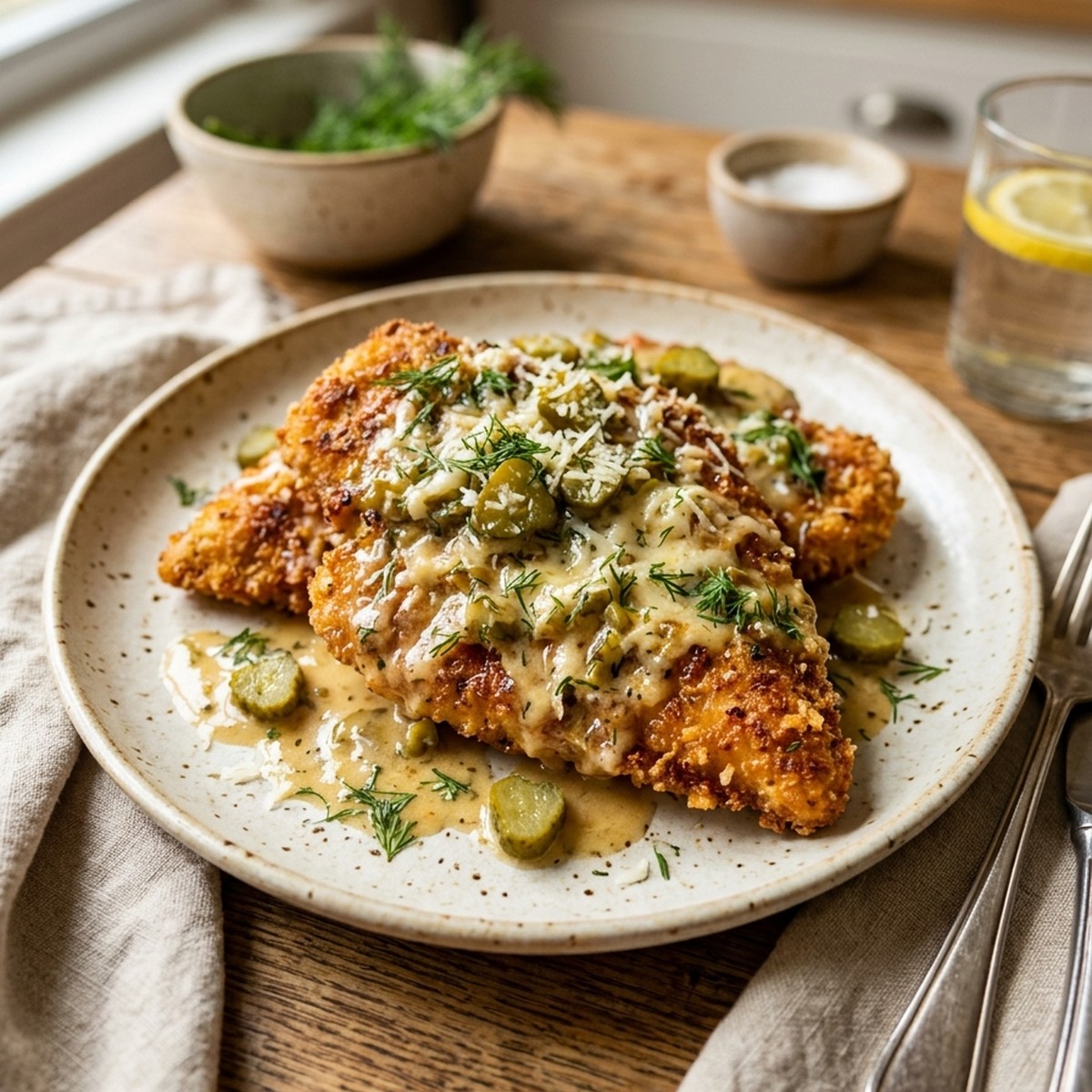 Dill Pickle Parmesan Chicken