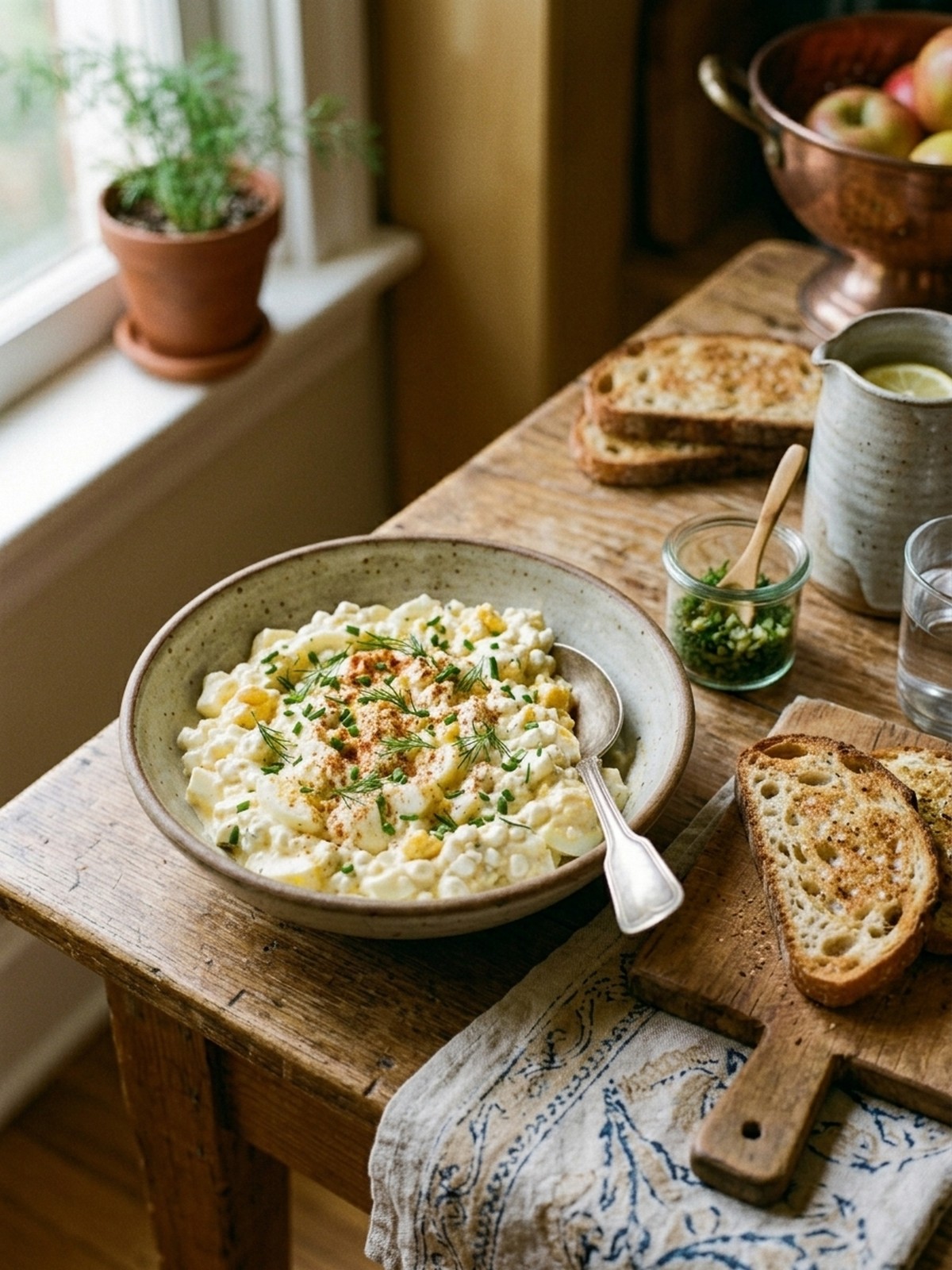 Serving and variation ideas for Egg Salad with Cottage Cheese