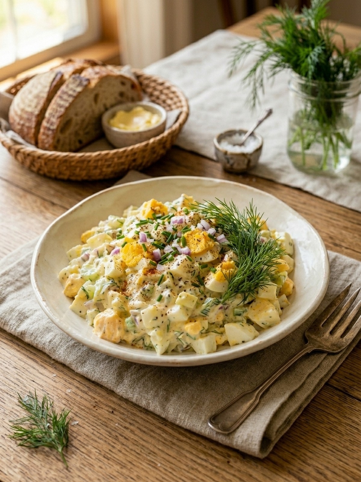 Serving and variation ideas for Egg Salad With Greek Yogurt