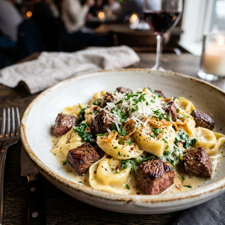 Garlic Steak Tortellini