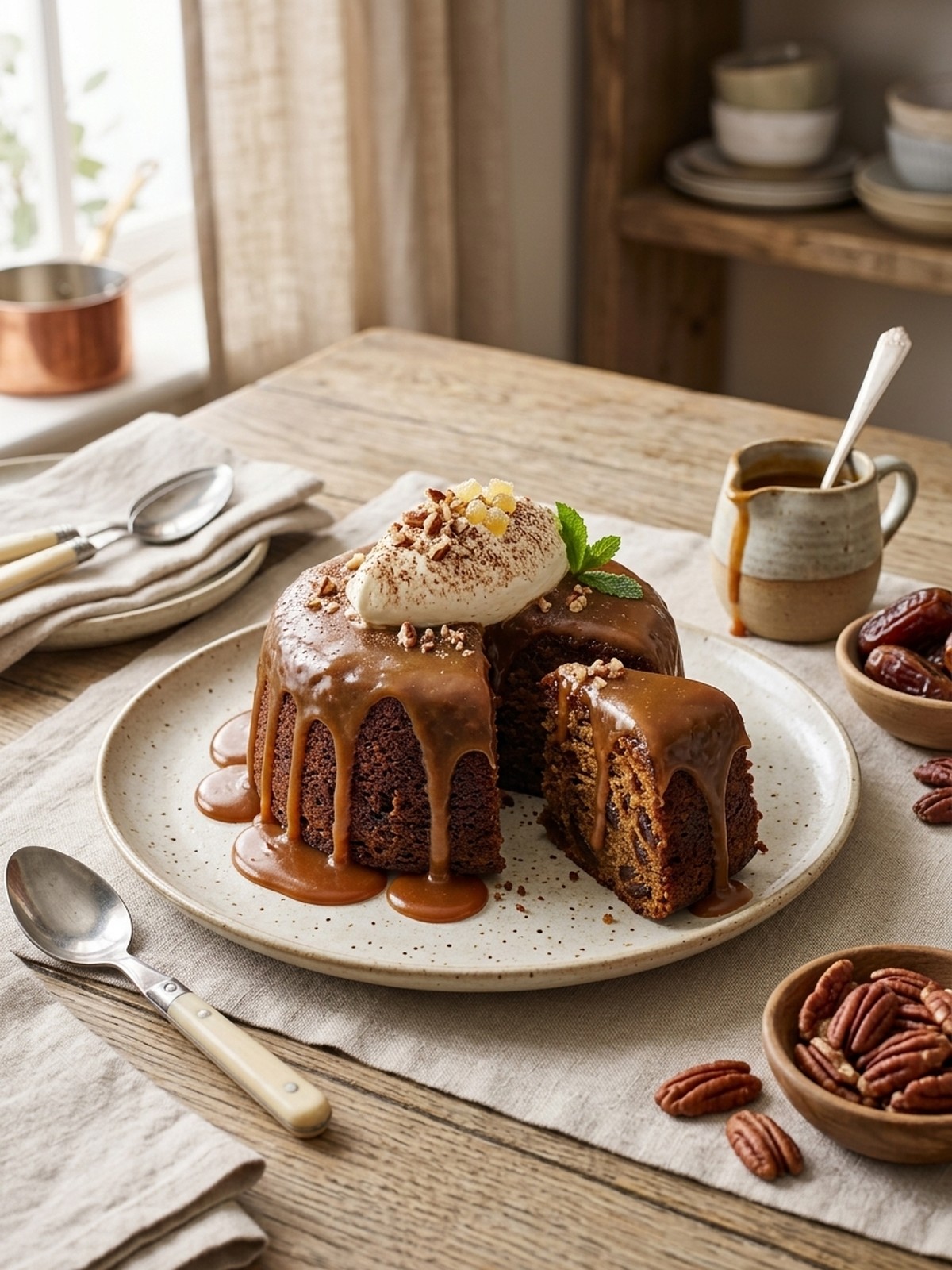 Serving and variation ideas for Gordon Ramsay Sticky Toffee Pudding