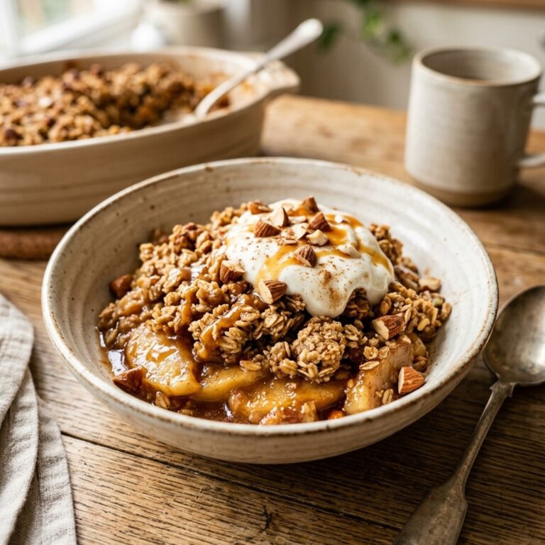 High Protein Apple Crisp