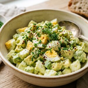 High Protein Avocado Egg Salad Recipe