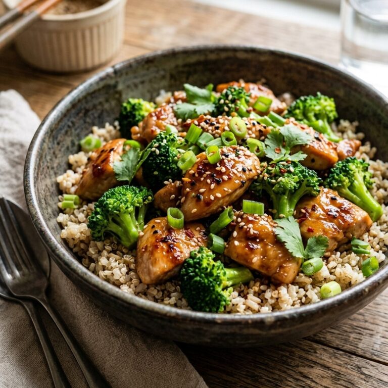 High Protein Chicken And Broccoli Bowls