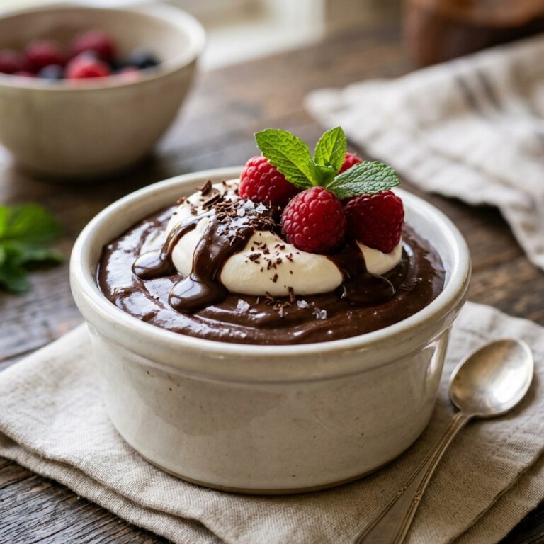 High Protein Chocolate Pudding