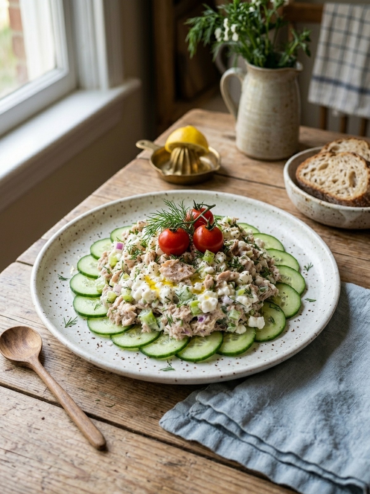 Serving and variation ideas for High Protein Cottage Cheese Tuna Salad