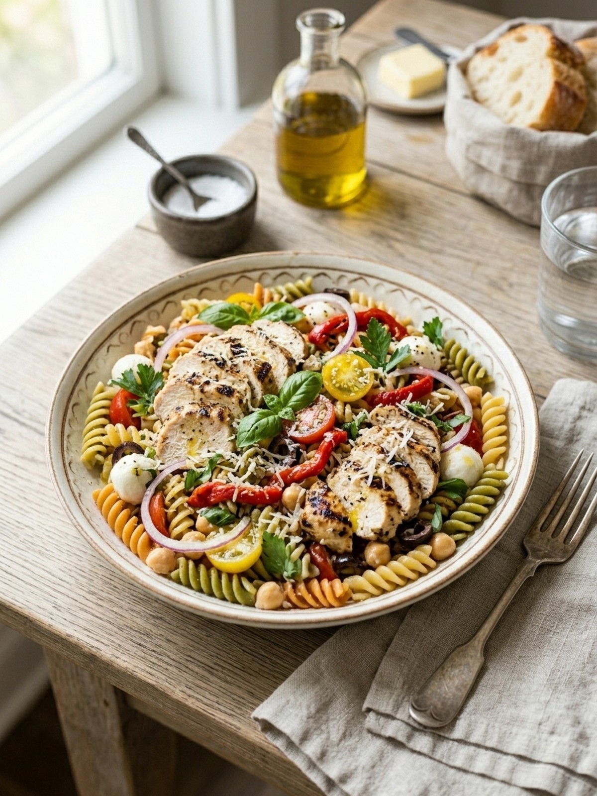 Serving and variation ideas for High-protein Italian Pasta Salad