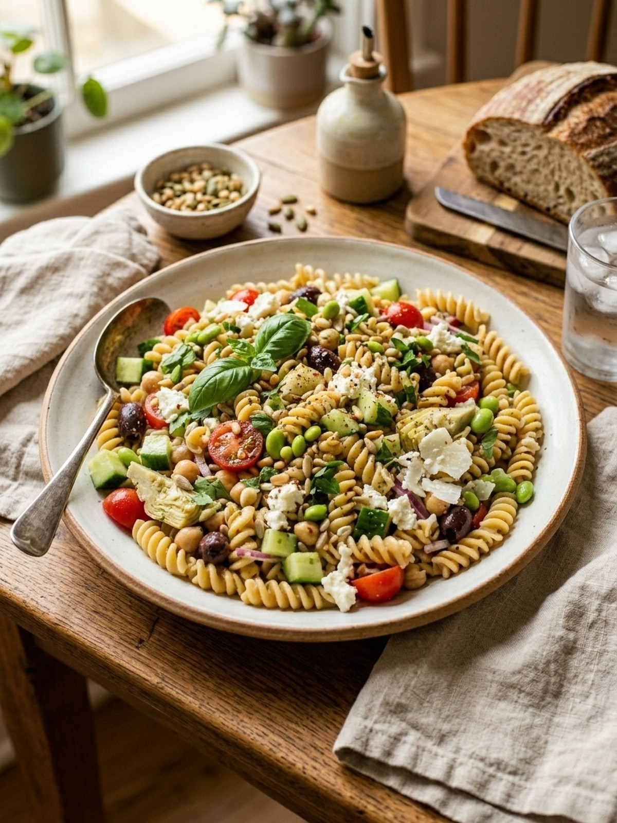 Serving and variation ideas for High Protein Pasta Salad