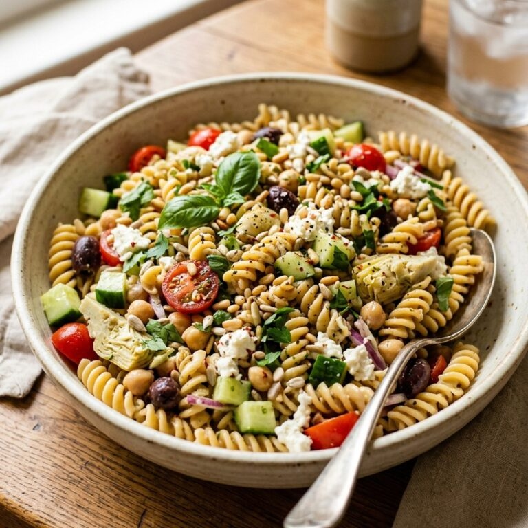 High Protein Pasta Salad