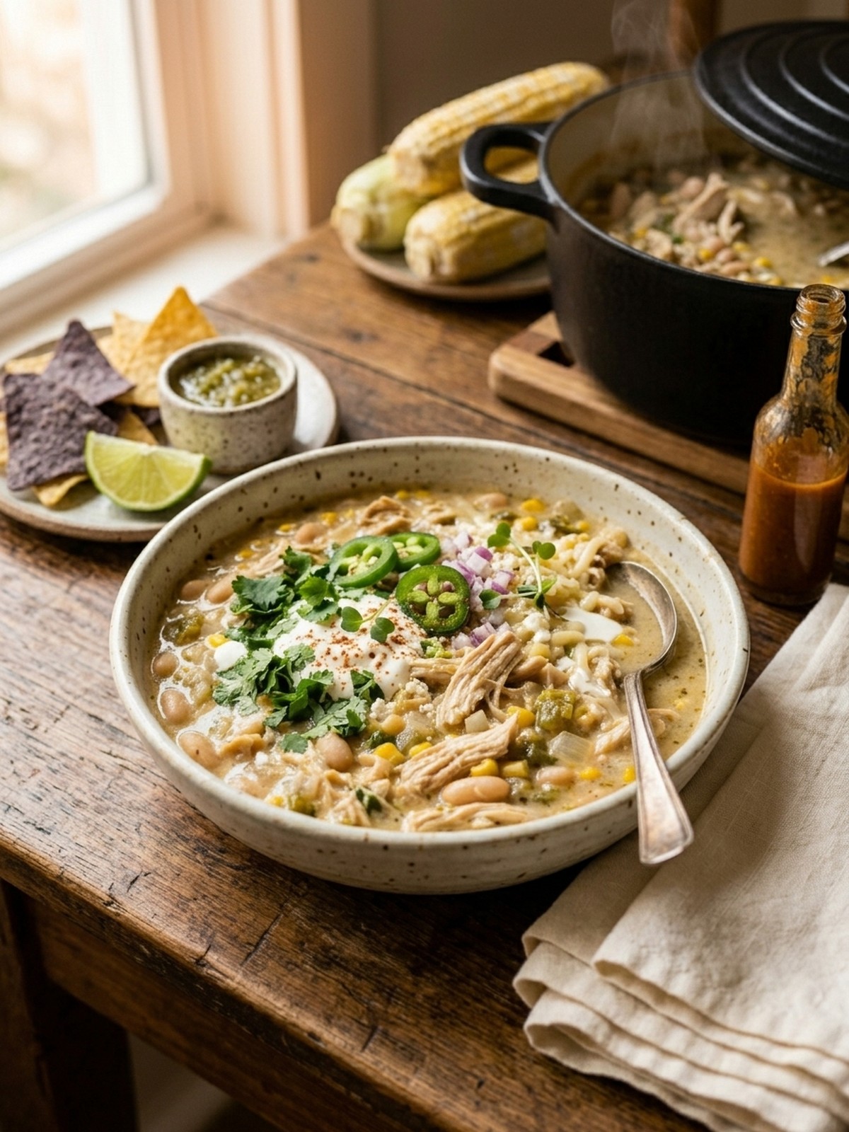 Serving and variation ideas for High Protein White Chicken Chili