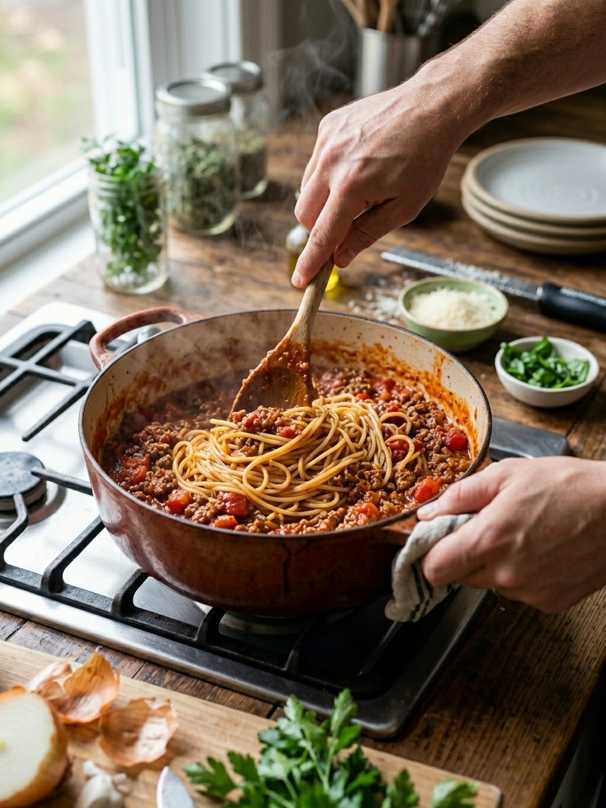 Step by step preparation of Homemade Spaghetti Sauce