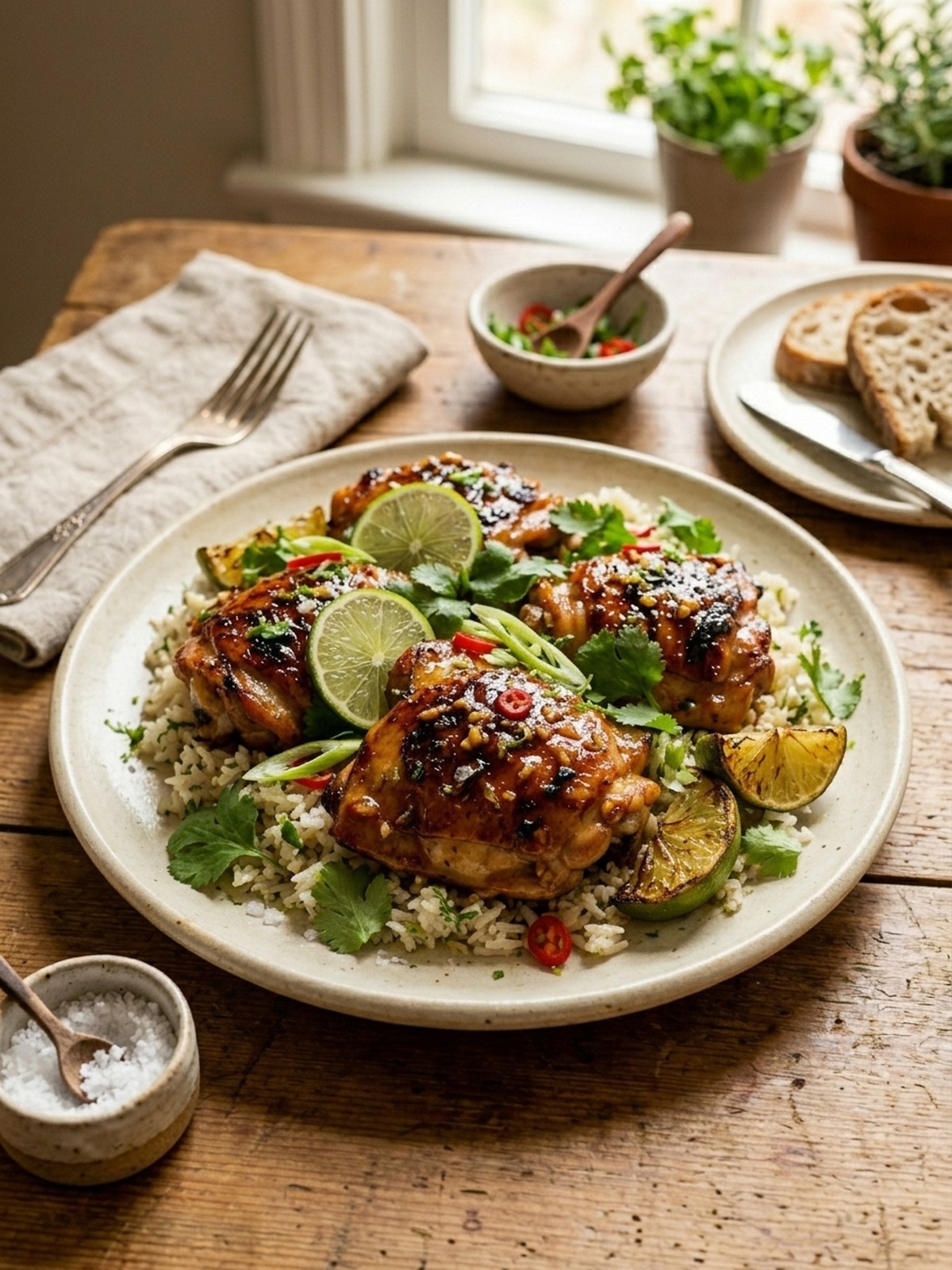 Serving and variation ideas for Honey Lime Chicken