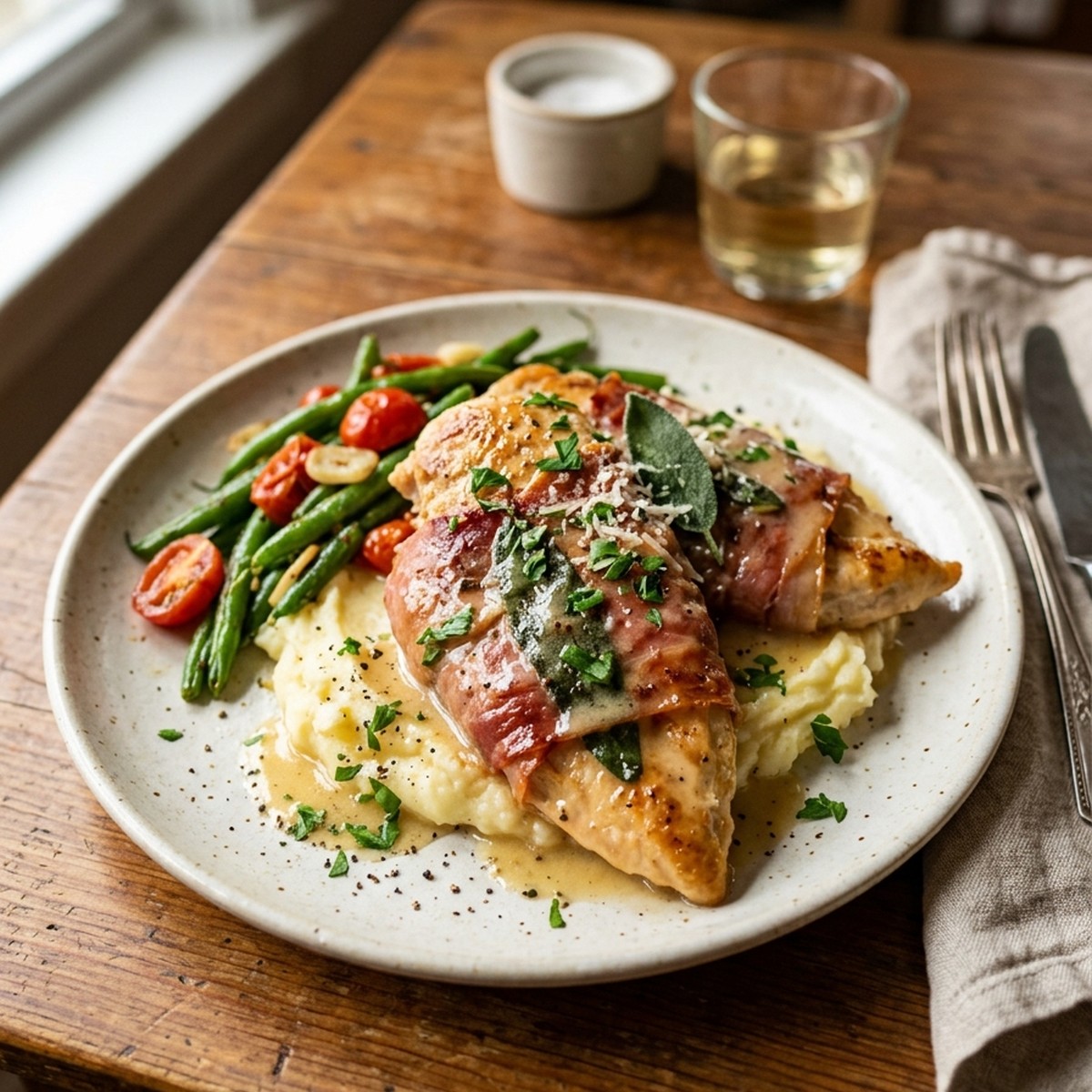 Italian Chicken Saltimbocca