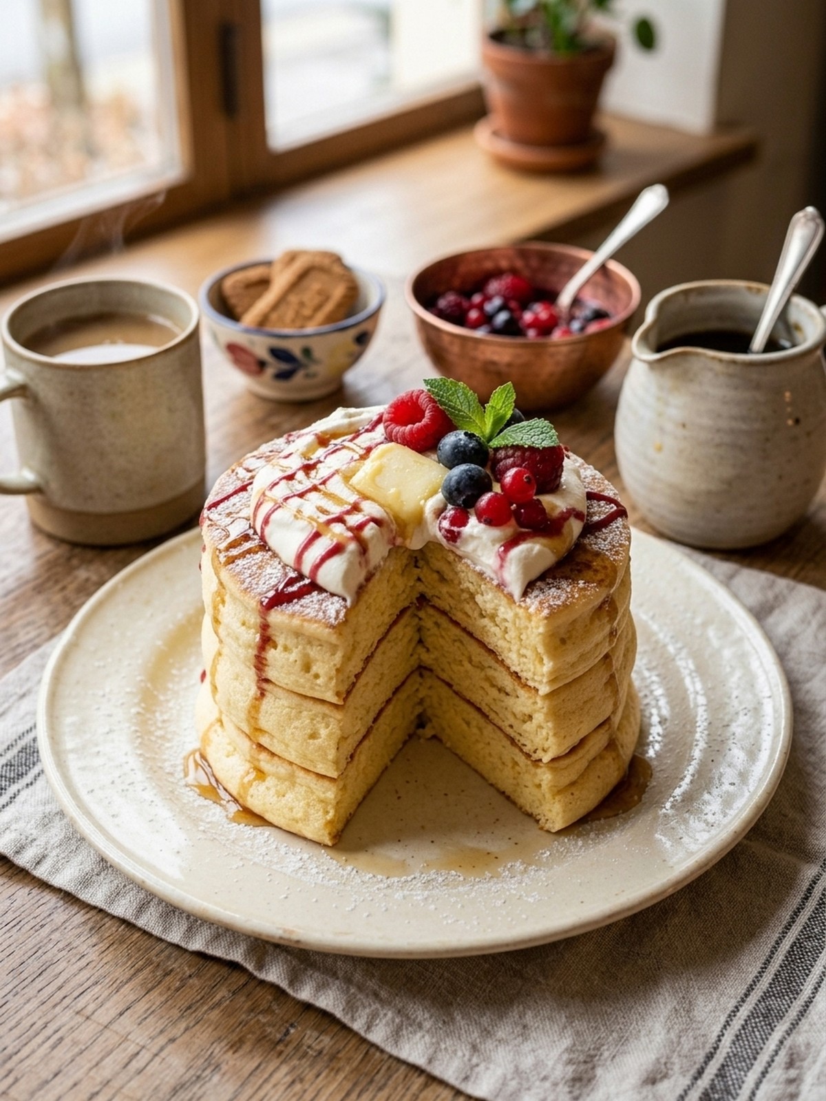 Serving and variation ideas for Japanese Soufflé Pancakes