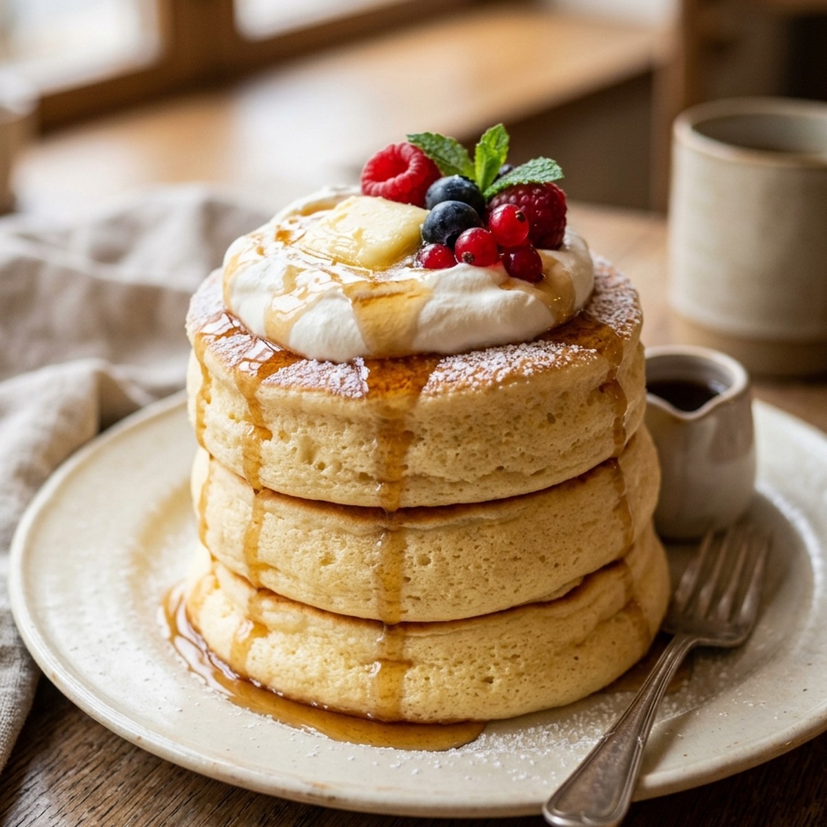 Japanese Soufflé Pancakes