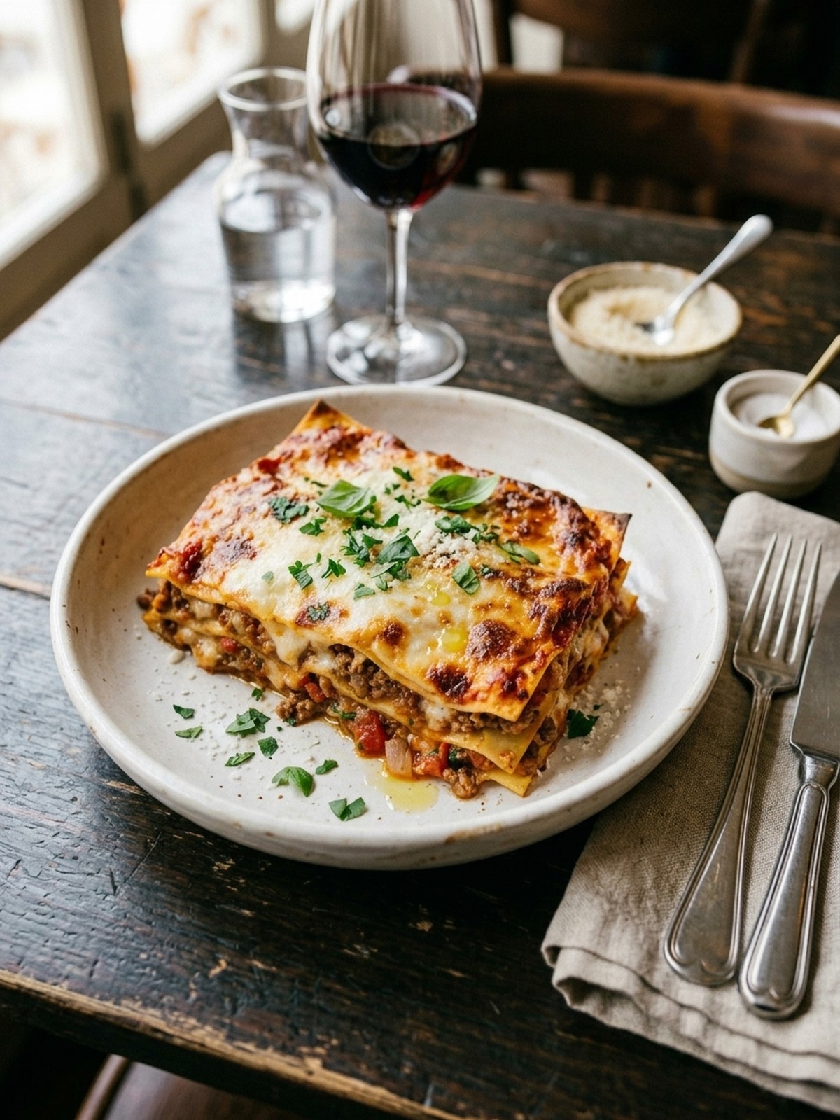 Serving and variation ideas for Lasagna