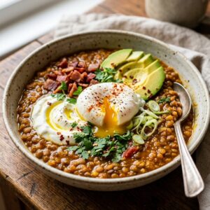 Lentil Breakfast Bowl