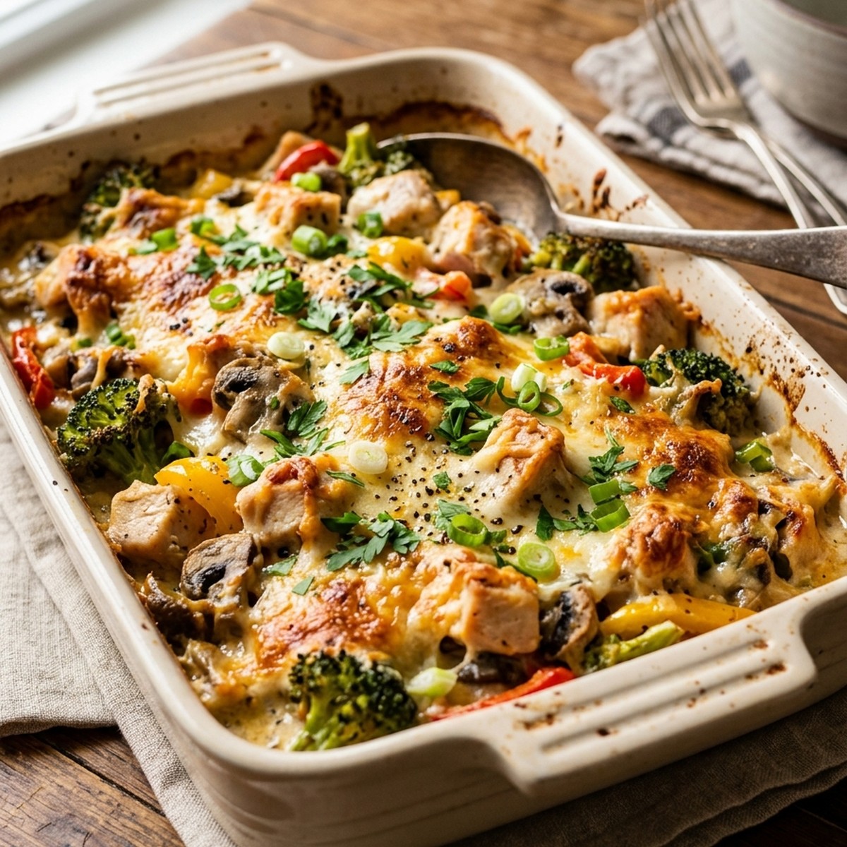 Low Carb Chicken Casserole
