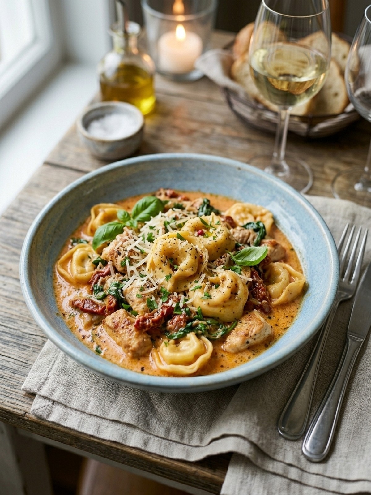 Serving and variation ideas for Marry Me Chicken Tortellini