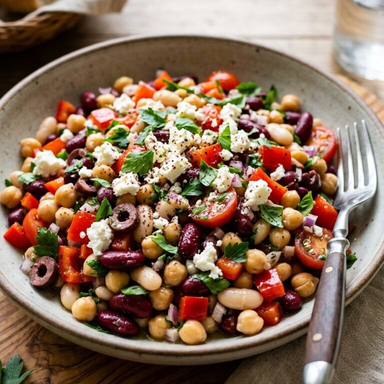 Mediterranean Three Bean Salad