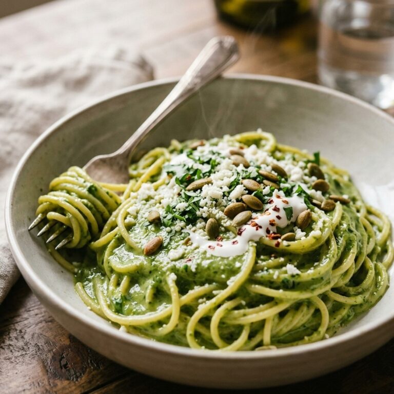 Mexican Green Spaghetti