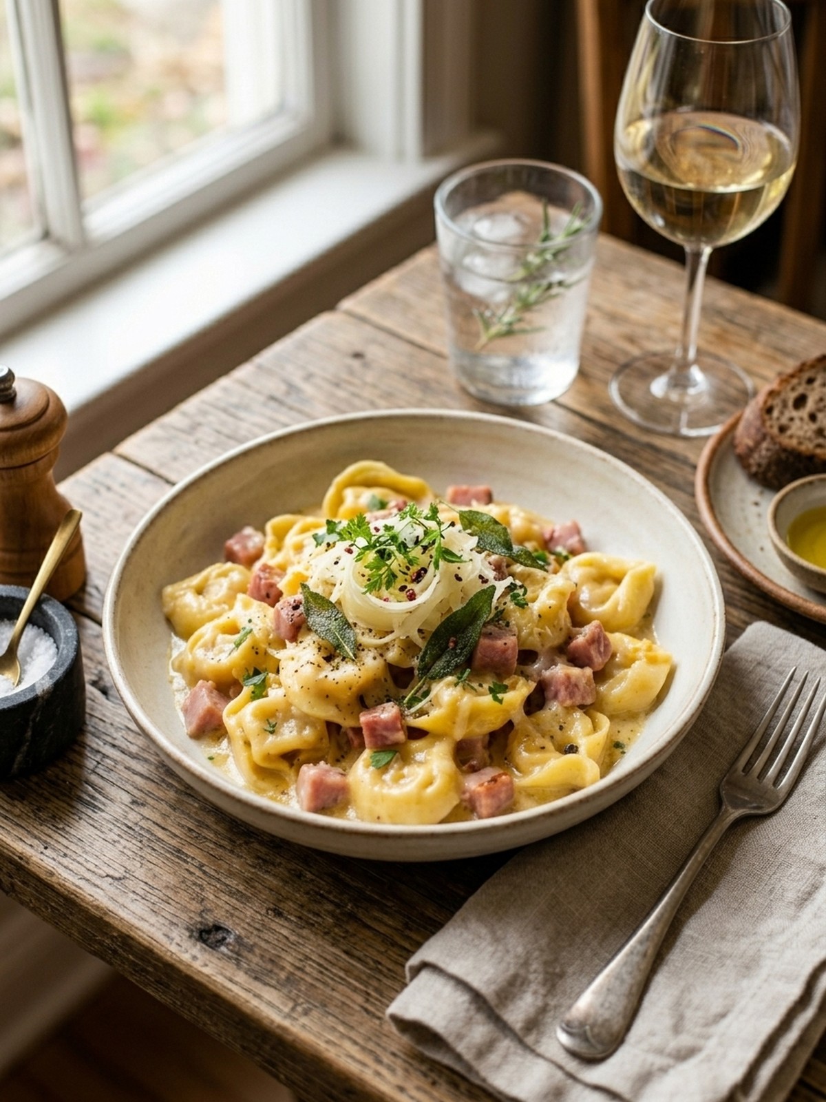 Serving and variation ideas for One Pan Ham & Cheese Tortellini
