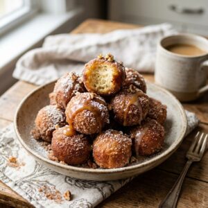 Sweet Churro Donut Bites