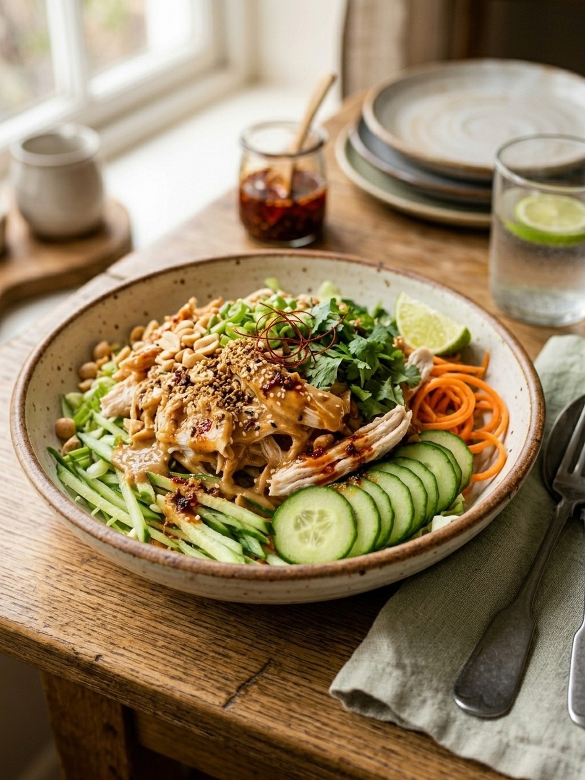 Serving and variation ideas for Bang Bang Chicken with creamy sweet chili sauce