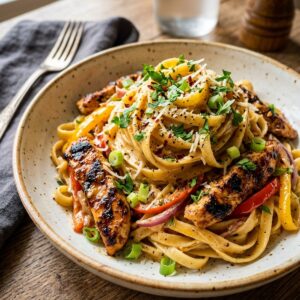 Cajun Honey Butter Chicken Pasta