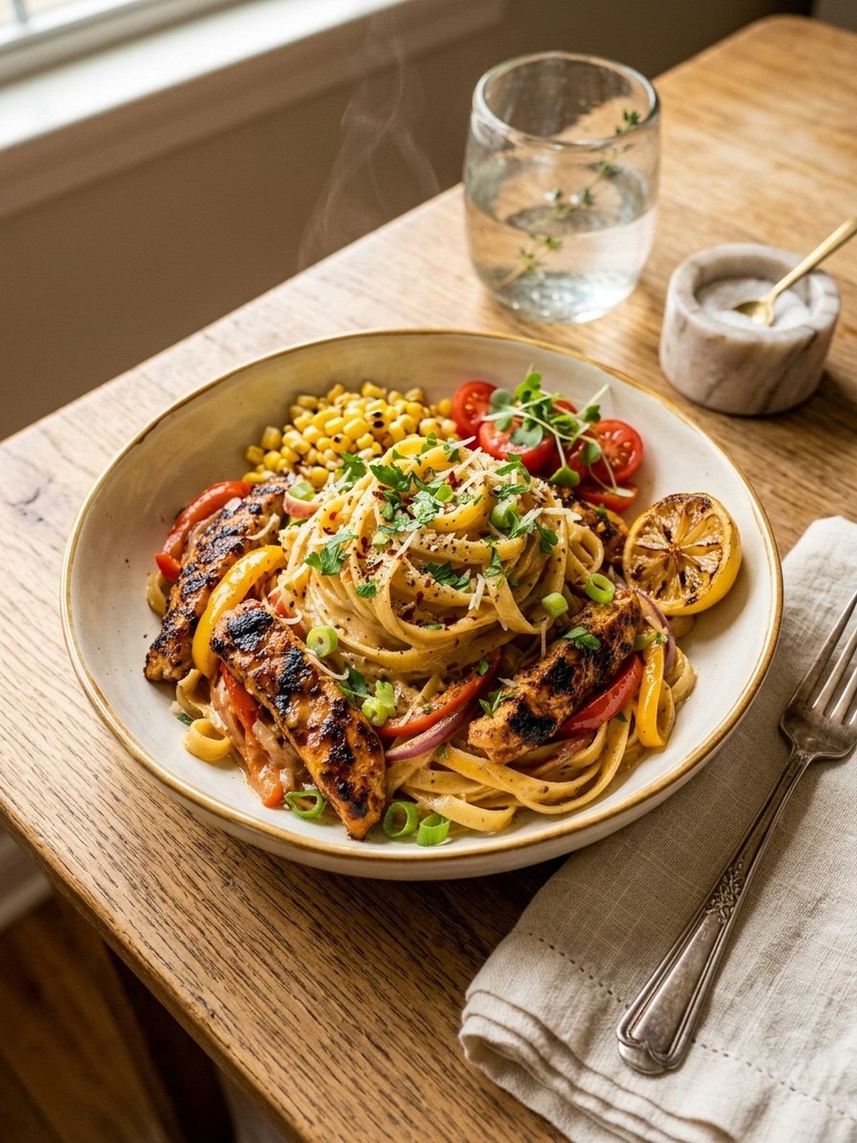 Serving and variation ideas for Cajun Honey Butter Chicken Pasta